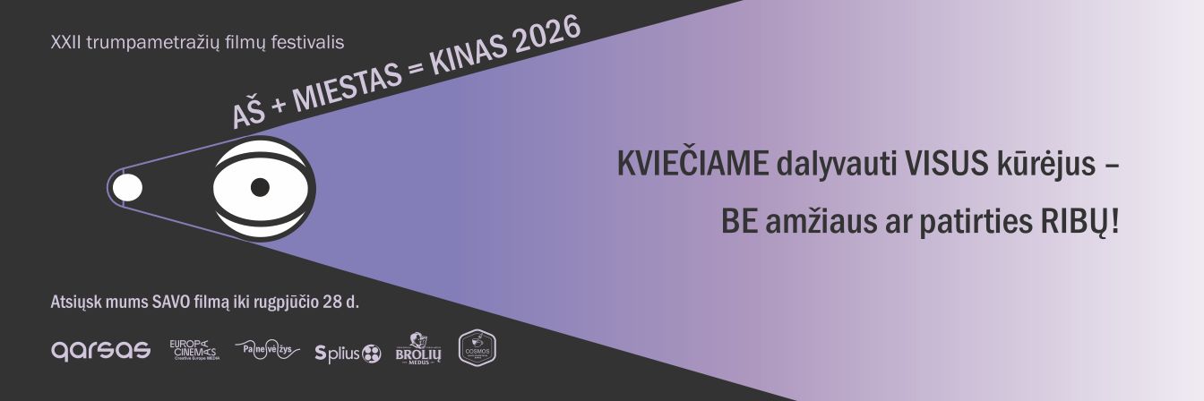 AŠ + MIESTAS = KINAS 2026 sugrįžta į Panevėžį!
