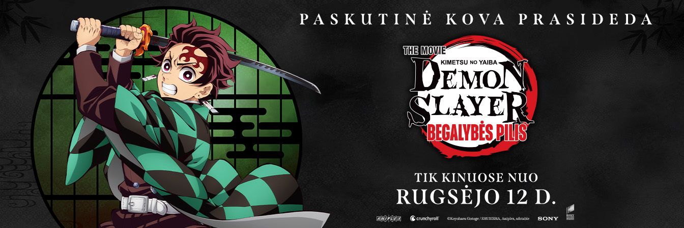 „Demon Slayer: Kimetsu no Yaiba – Begalybės pilis“ – didžiojo ekrano epas, atnešantis žiūrovams stipriausias emocijas