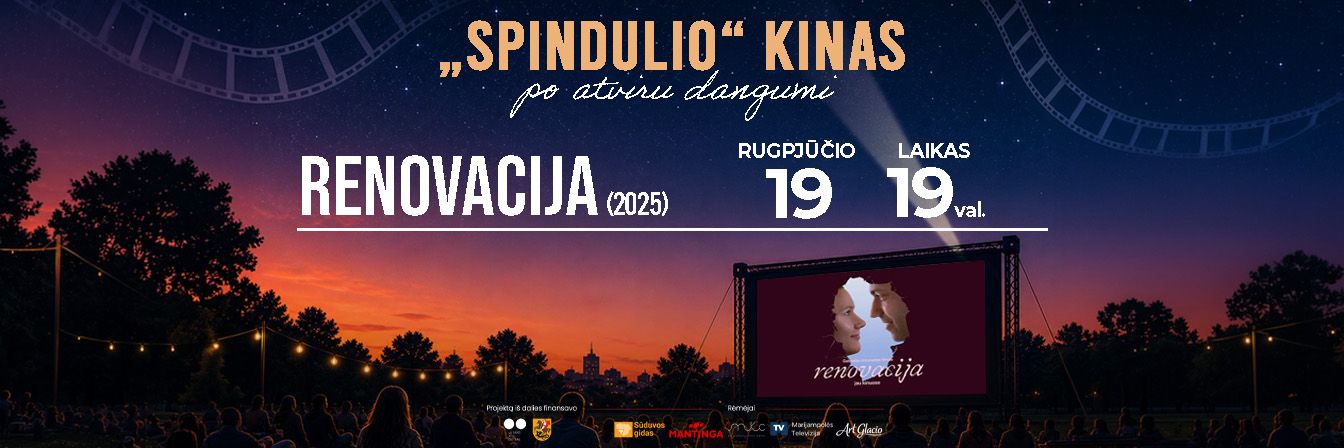 Rugpjūčio 19 dieną kviečia „Spindulio“ kinas po atviru dangumi su Gabrielės Urbonaitės drama „Renovacija“