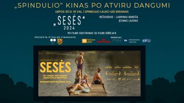 Liepos 30-ąją vėl kviečia „Spindulio“ kinas po atviru dangumi, programoje - režisieriaus L. Bareišos filmas „Sesės“