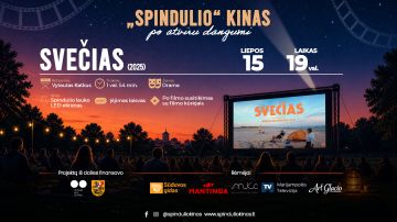 „Spindulio“ kinas po atviru dangumi kviečia į filmo „Svečias“ peržiūrą