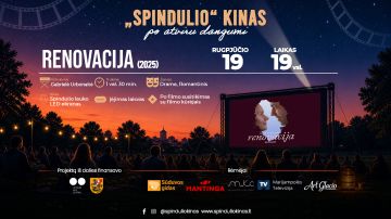 Rugpjūčio 19 dieną kviečia „Spindulio“ kinas po atviru dangumi su Gabrielės Urbonaitės drama „Renovacija“