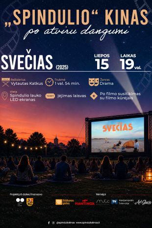 „Spindulio“ kinas po atviru dangumi | SVEČIAS
