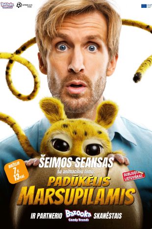 ŠEIMOS SEANSAS su filmu „Padūkėlis Marsupilamis“ ir „Bazooka“ skanėstais!