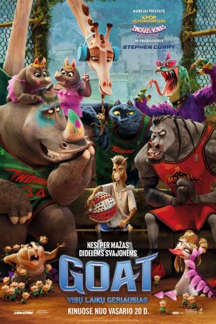 "GOAT: visų laikų geriausias" - išankstinis kino seansas visai šeimai!