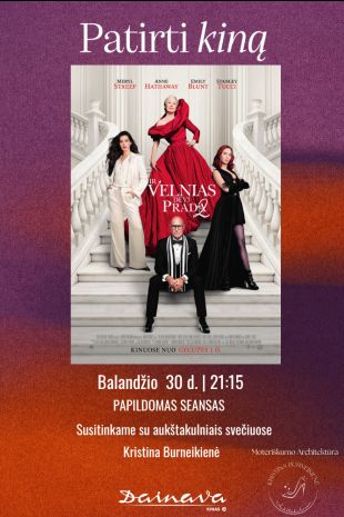 Patirti kiną: IR VELNIAS DĖVI PRADA 2 (papildomas seansas)