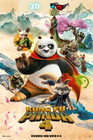 Kung Fu Panda 4 | 3D (dubliuotas lietuviškai)
