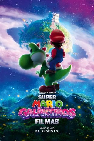 SUPER MARIO GALAKTIKOS FILMAS (dubliuota, 3D)