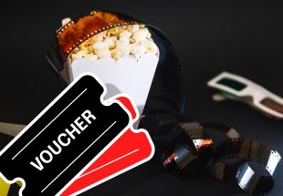 Popcorn & Movie Combo - 15 Tickets Voucher